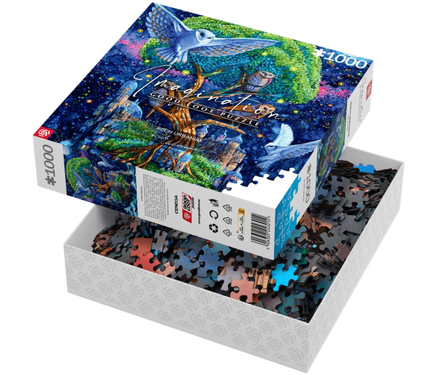 CENEGA Roch Urbaniak Wyspa Sów Puzzles 1000 - 1133205 - zdjęcie 3